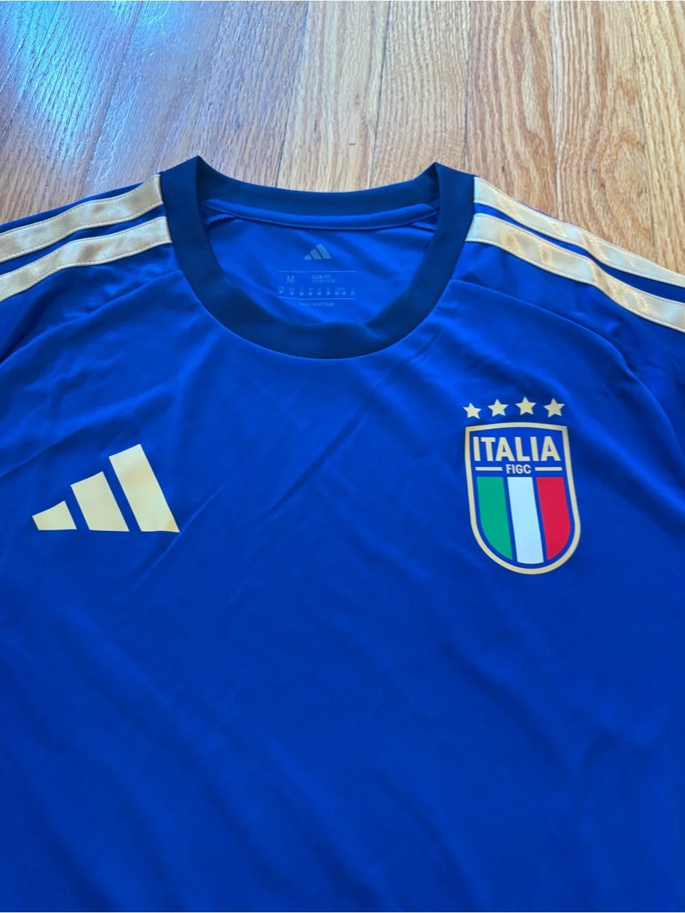 Adidas Italy Italia FIGC Soccer Futbol Jersey Men’s Medium Brand new